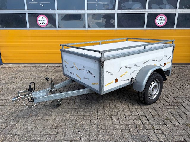 J.d. trailers t bagage-/gesloten bakaanhanger met deksel - afbeelding 1 van  33