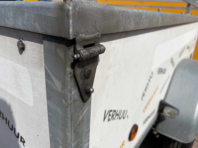 J.d. trailers t bagage-/gesloten bakaanhanger met deksel - afbeelding 17 van  33