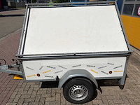 J.d. trailers t bagage-/gesloten bakaanhanger met deksel - afbeelding 25 van  33