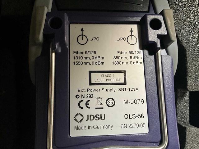 Jdsu olp-55 en ols-56 glasvezel tester (2x) - afbeelding 10 van  11