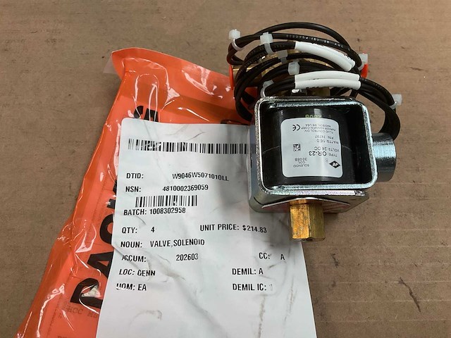 Je or-23 solenoid valve (4x) - afbeelding 1 van  5