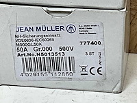 Jean-muller n5013513 nh-mespatroon, slagpin, gl/gg, grootte nh000 gr.000 500v 50a - (6x) - afbeelding 4 van  4