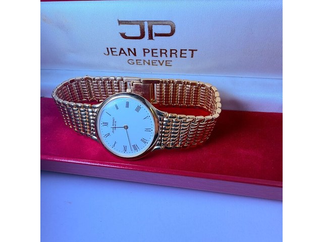 Jean perret geneve herenhorloge met goudmerk (10 micron) - afbeelding 2 van  7