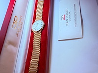 Jean perret geneve herenhorloge met goudmerk (10 micron) - afbeelding 5 van  7