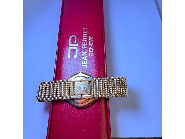 Jean perret geneve herenhorloge met goudmerk (10 micron) - afbeelding 6 van  7