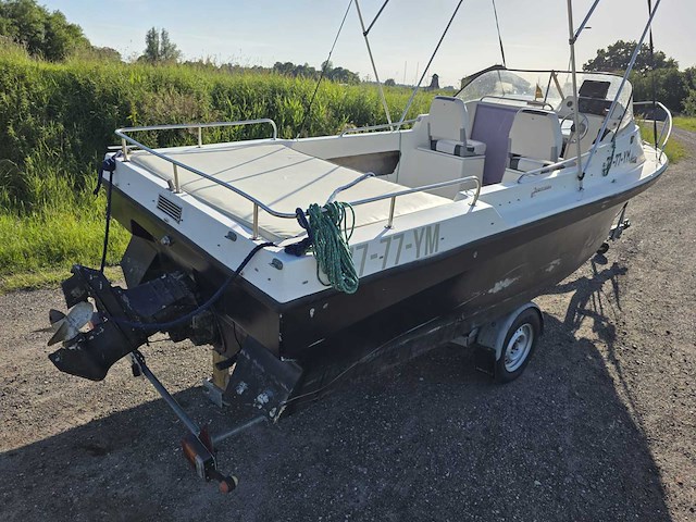 Jeanneau europa - junior luxe + omc v8 210 pk+ - speedboot met trailer - afbeelding 2 van  53