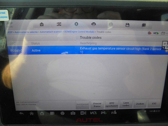 Jeep - 2016 - cherokee - 2.2 overland - nb-409-d - afbeelding 20 van  28