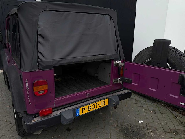 Jeep wrangler 2.5 soft top twister 1997 | youngtimer | p-801-jb iaw - afbeelding 7 van  22