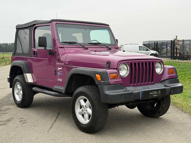 Jeep wrangler 2.5 soft top twister 1997 | youngtimer | p-801-jb iaw - afbeelding 20 van  22