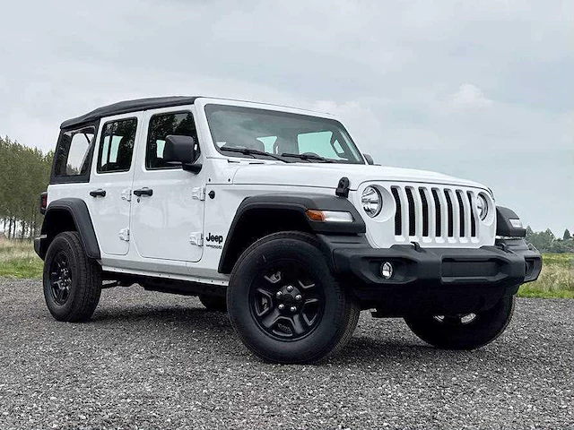 Jeep wrangler softtop - 2022 - 4x4 3.0 diesel sport - - personenauto - afbeelding 9 van  16