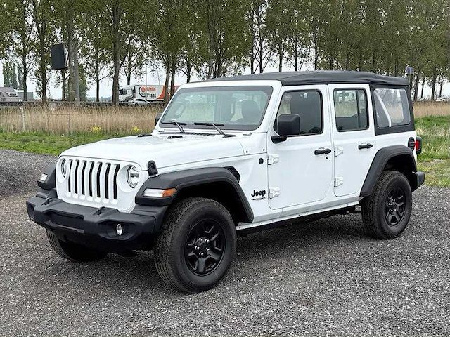 Jeep wrangler softtop - 2022 - 4x4 3.0 diesel sport - - personenauto - afbeelding 10 van  16