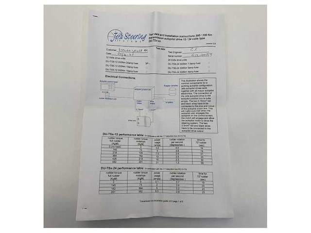 Jefa du-ws150-12v 150nm sprocket autopilot drive unit 12v - afbeelding 6 van  7