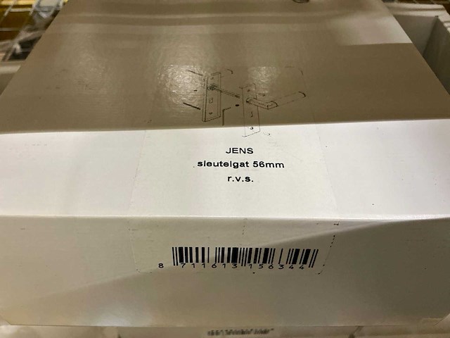 Jens met sleutelgat deurbeslag (9x) - afbeelding 3 van  3