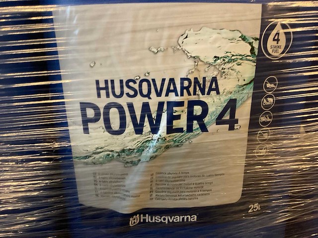 Jerrycan à 25l husqvarna power 4 4-takt alkylaatbenzine (10x) - afbeelding 2 van  2