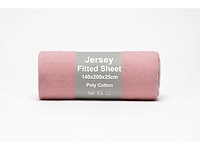 Jersey - fitted sheet 140/200 - beddengoed (50x) - afbeelding 1 van  7