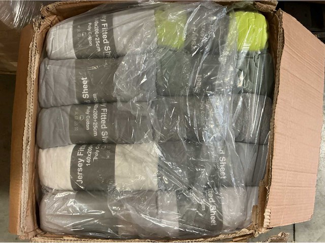 Jersey - fitted sheet 140/200 - beddengoed (50x) - afbeelding 6 van  7