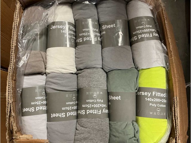 Jersey - fitted sheet 140/200 - beddengoed (50x) - afbeelding 6 van  6