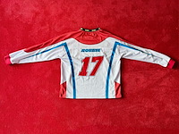 Jersey, bankzitters, ziggo dome world tour, rood, wit, gedragen door robbie van de graaf| maat m - afbeelding 2 van  2