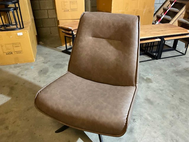 Jersey draaibare fauteuil (2x) - afbeelding 8 van  12