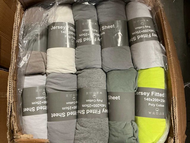 Jersey fitted sheet 140/200 hoeslaken (50x) - afbeelding 7 van  7