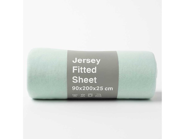 Jersey fitted sheet 90/200 hoeslaken (120x) - afbeelding 5 van  8