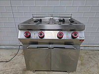 Jesco - rvs dubbelpans friteuse