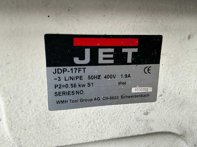 Jet jdp-17ft kolomboormachine - afbeelding 5 van  7