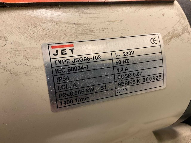 Jet jsg 96 band- en schijfschuurmachine - afbeelding 8 van  9