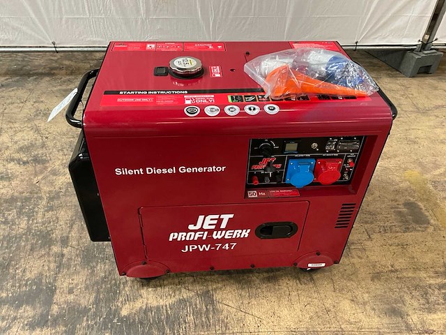 Jet profi-werk jpw-747 stroomgenerator - afbeelding 12 van  12