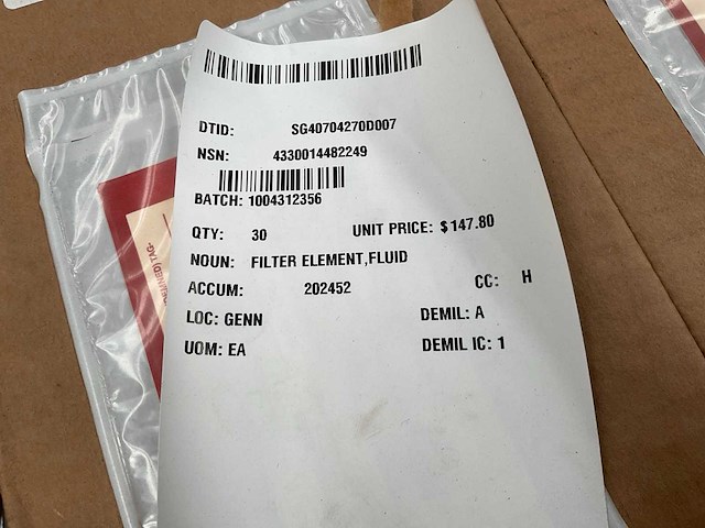 Jetgard fluid filter element (30x) - afbeelding 4 van  5
