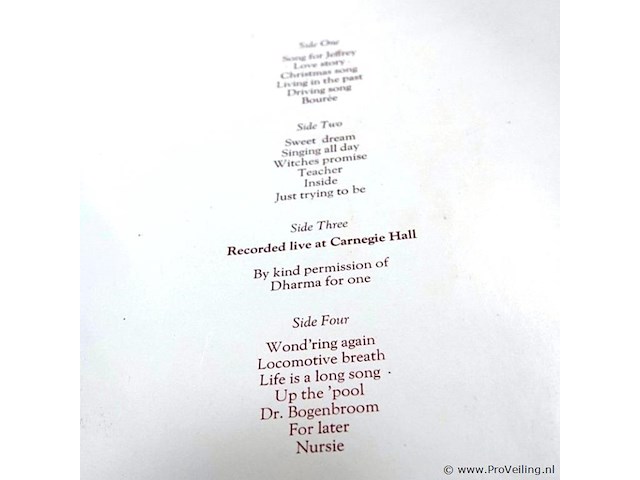 Jethro tull - afbeelding 2 van  5