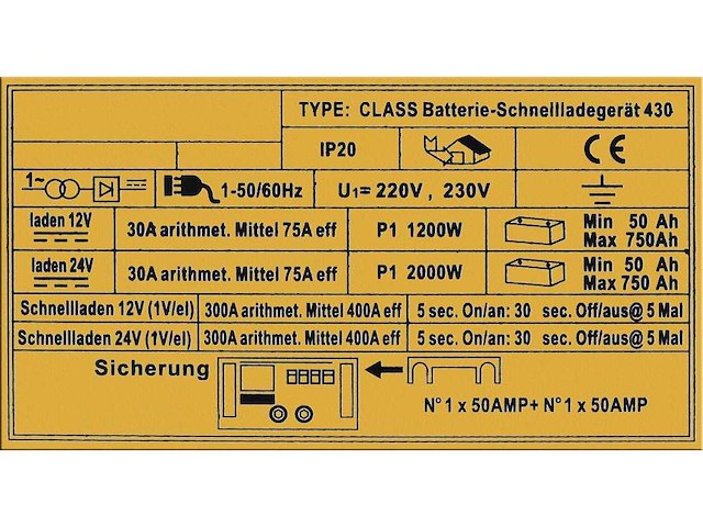 Jettool - class 430 - startbooster 300amp - afbeelding 5 van  5