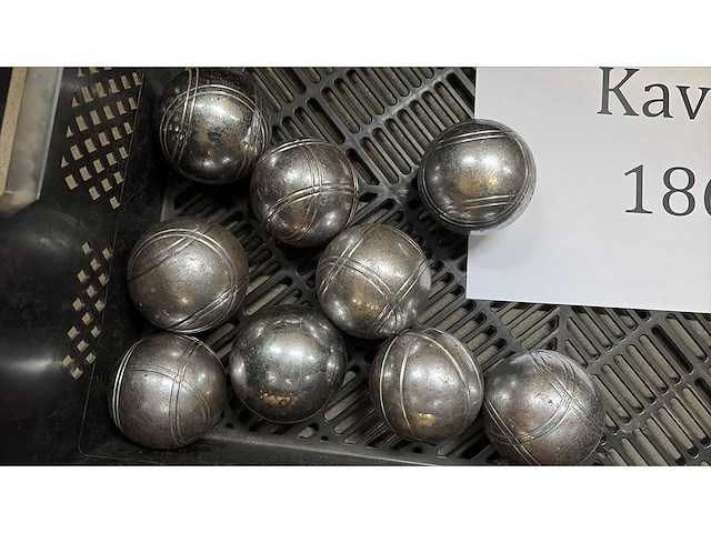 Jeu de boule ballen (9x) - afbeelding 1 van  2