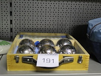 Jeu de boule set in koffer. margeproduct - afbeelding 2 van  2