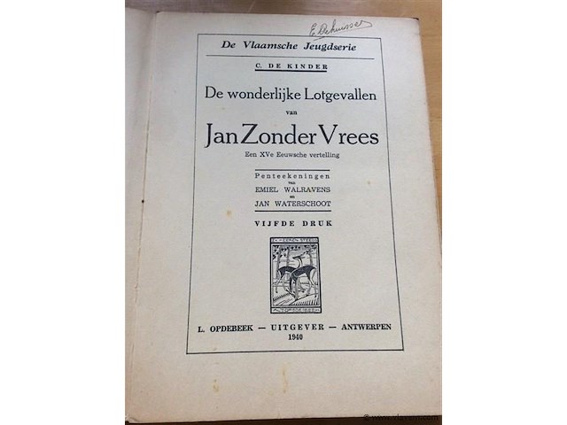 Jeugdboek jan zonder vrees - afbeelding 3 van  3