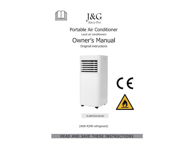 J&g mobiele airco pro 9000 btu (12x) - afbeelding 5 van  7