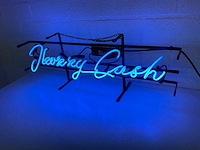 Jhonny cash glas neon - afbeelding 1 van  2