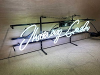 Jhonny cash glas neon - afbeelding 2 van  2