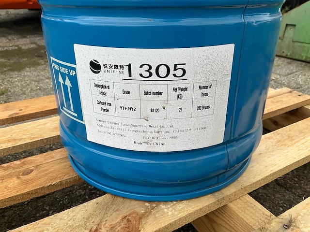 Jiangxi yuean superfine metal carbonyl iron powder ytf-hy2 ijzerpoeder 3000kg - afbeelding 2 van  2