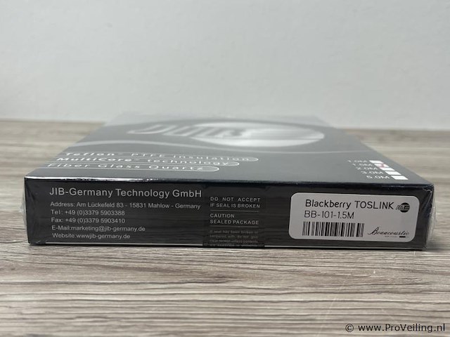 Jib boaacoustic hifi signaalkabel type toslink bb-101-1.5m - afbeelding 3 van  3