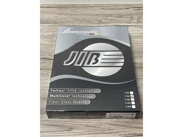 Jib boaacoustic hifi signaalkabel type toslink bb-101-1.5m - afbeelding 1 van  3