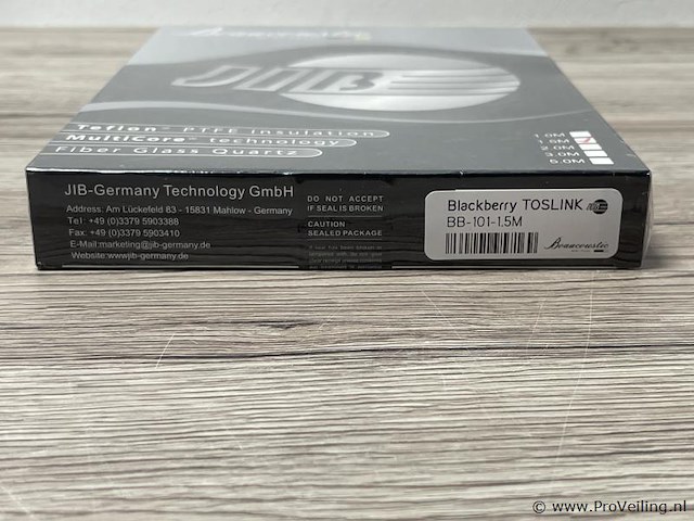 Jib boaacoustic hifi signaalkabel type toslink bb-101-1.5m - afbeelding 3 van  3
