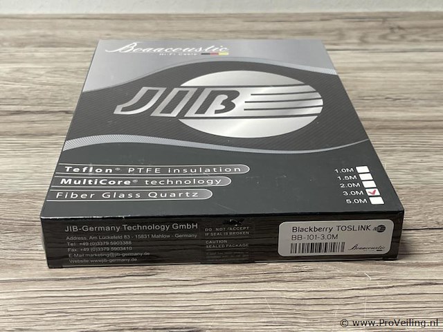 Jib boaacoustic hifi signaalkabel type toslink bb-101-3.0m - afbeelding 3 van  3