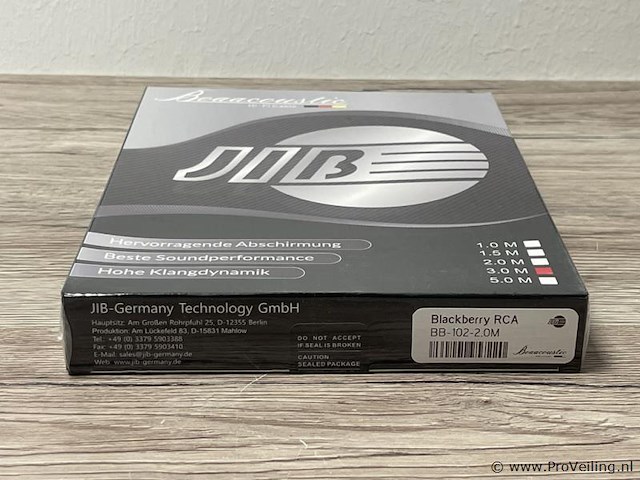 Jib boaacoustic hifi signaalkabel type toslink rca bb-102-2.0 - afbeelding 3 van  3