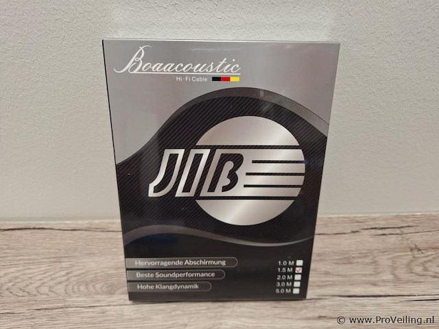 Jib boaacoustic usb-kabel 2.0 type bb-110-1.5m - afbeelding 1 van  3