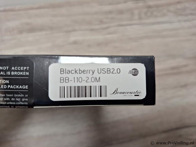 Jib boaacoustic usb-kabel 2.0 type bb-110-2m - afbeelding 2 van  3