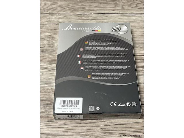 Jib boaacoustic usb-kabel type blackberry usb 2.0 bb-110-2.0m - afbeelding 2 van  3