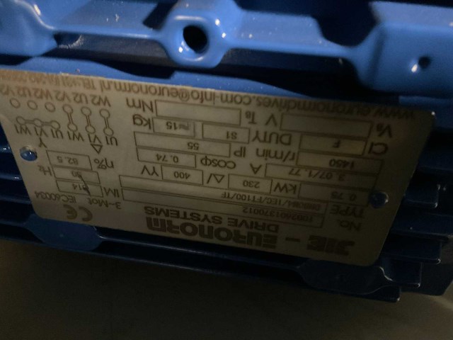 Jie euronorm elektromotor (2x) - afbeelding 3 van  5
