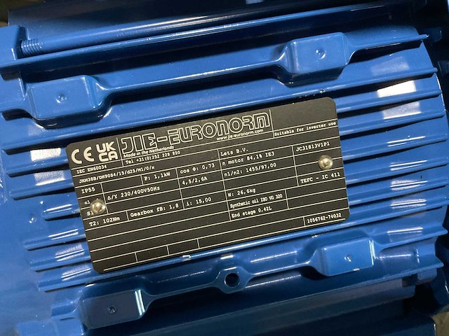 Jie euronorm elektromotor (2x) - afbeelding 5 van  5