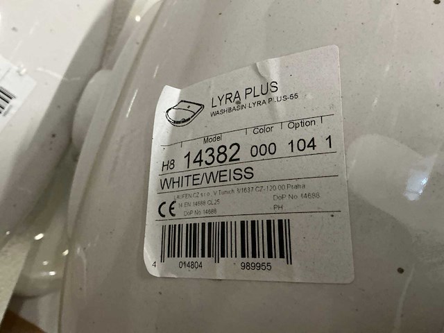 Jika lyra plus wastafel (14x) - afbeelding 4 van  4